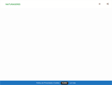 Tablet Screenshot of naturageres.com